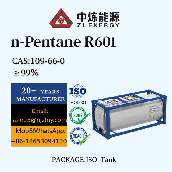 N-Pentan R601 Solvent de agent anestezic
